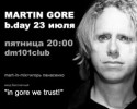 ����. Martin Gore B-Day - 23 ���� 2010